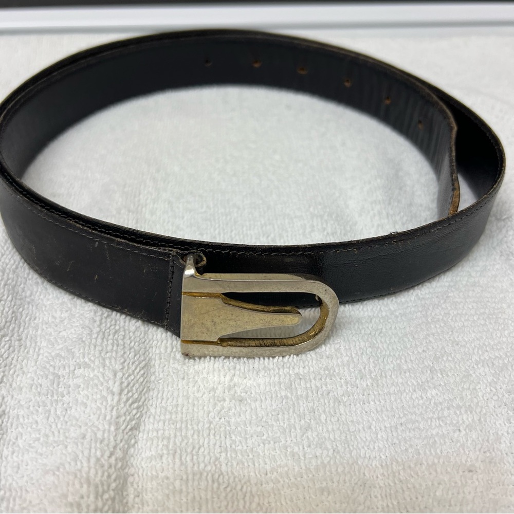 Vera Pelle Vintage Made in Italy Leather Belt Sz Med